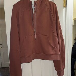 lululemon Scuba pullover half zip Hoodie XL XXL